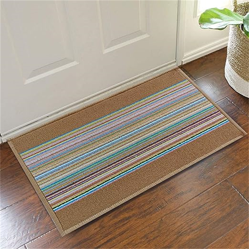 Indoor Doormat Entryway Door Mat, Non Slip Absorbent Mud 20''x32'' Grey