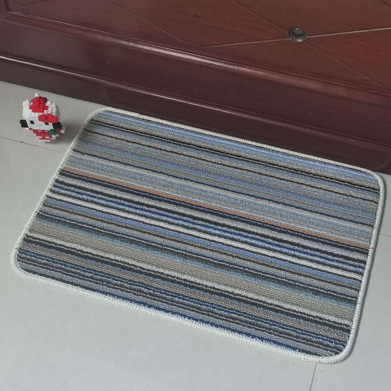 Indoor Doormat Entryway Door Mat, Non Slip Absorbent Mud 20''x32'' Grey